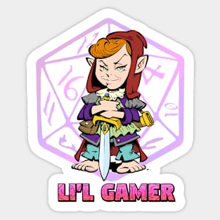 Li'l Gamer (Girl) Sticker